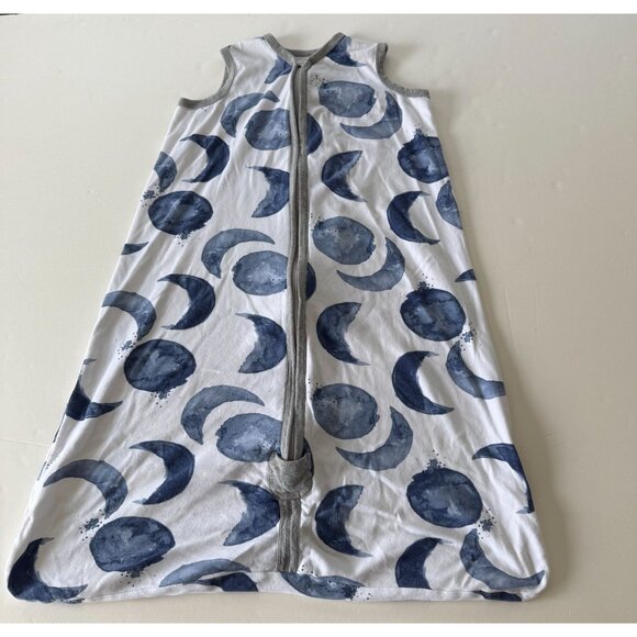 Burts Bees Baby Beekeeper Wearable Blanket XL 18-24M Organic Cotton Moon Print - Picture 1 of 3